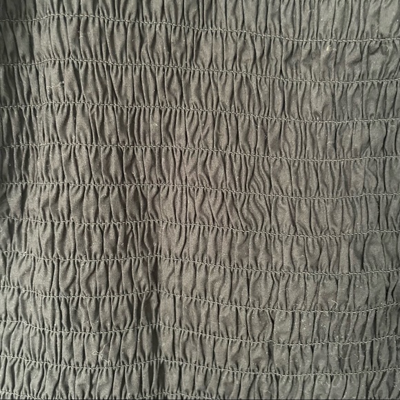 COLLUSION shirred cotton mini dress - Picture 3 of 3